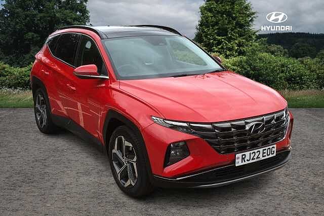 Hyundai TUCSON 1.6 TGDi Hybrid 230 Ultimate 5dr 2WD Auto Engine Red