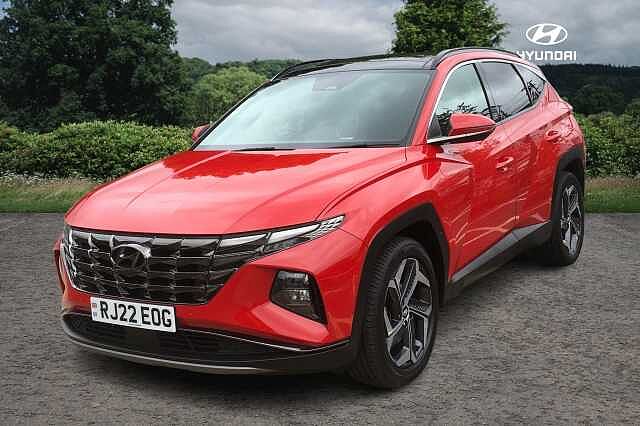 Hyundai TUCSON 1.6 TGDi Hybrid 230 Ultimate 5dr 2WD Auto Engine Red