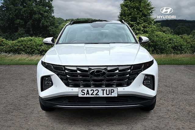 Hyundai TUCSON 1.6 TGDi Hybrid 230 Ultimate 5dr 2WD Auto Polar White