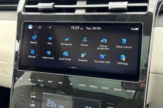 Hyundai TUCSON 1.6 TGDi Hybrid 230 Ultimate 5dr 2WD Auto Polar White