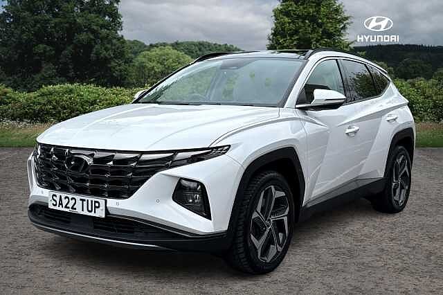 Hyundai TUCSON 1.6 TGDi Hybrid 230 Ultimate 5dr 2WD Auto Polar White